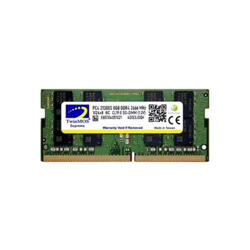 TWINMOS MDD44GB2666N 4GB DDR4 2666MHZ CL19 SODIMM (RAM)
