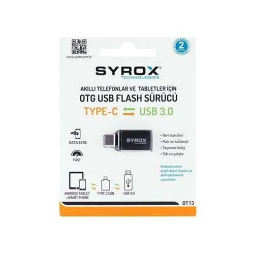 *SYROX TYPE-C TO USB 3.0 DÖNÜŞTÜRÜCÜ ADAPTÖR