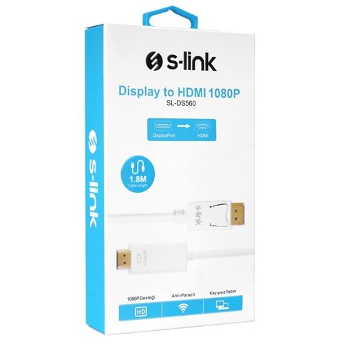 S-LINK SL-DS560 DİSPLAY TO HDMI ÇEVİRİCİ KABLO